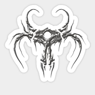 Demon Skull Sticker